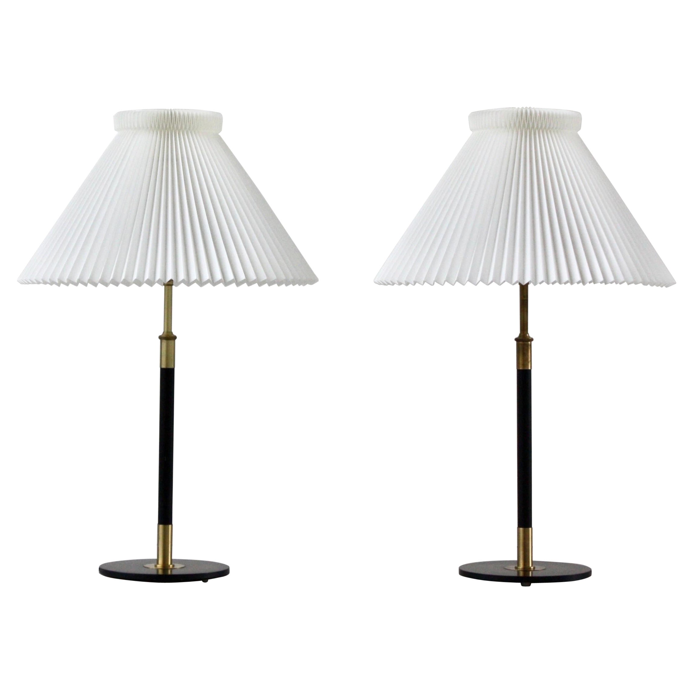 Set moderner dänischer Le Klint-Schreibtischlampe, 1960er Jahre, Dänemark im Angebot