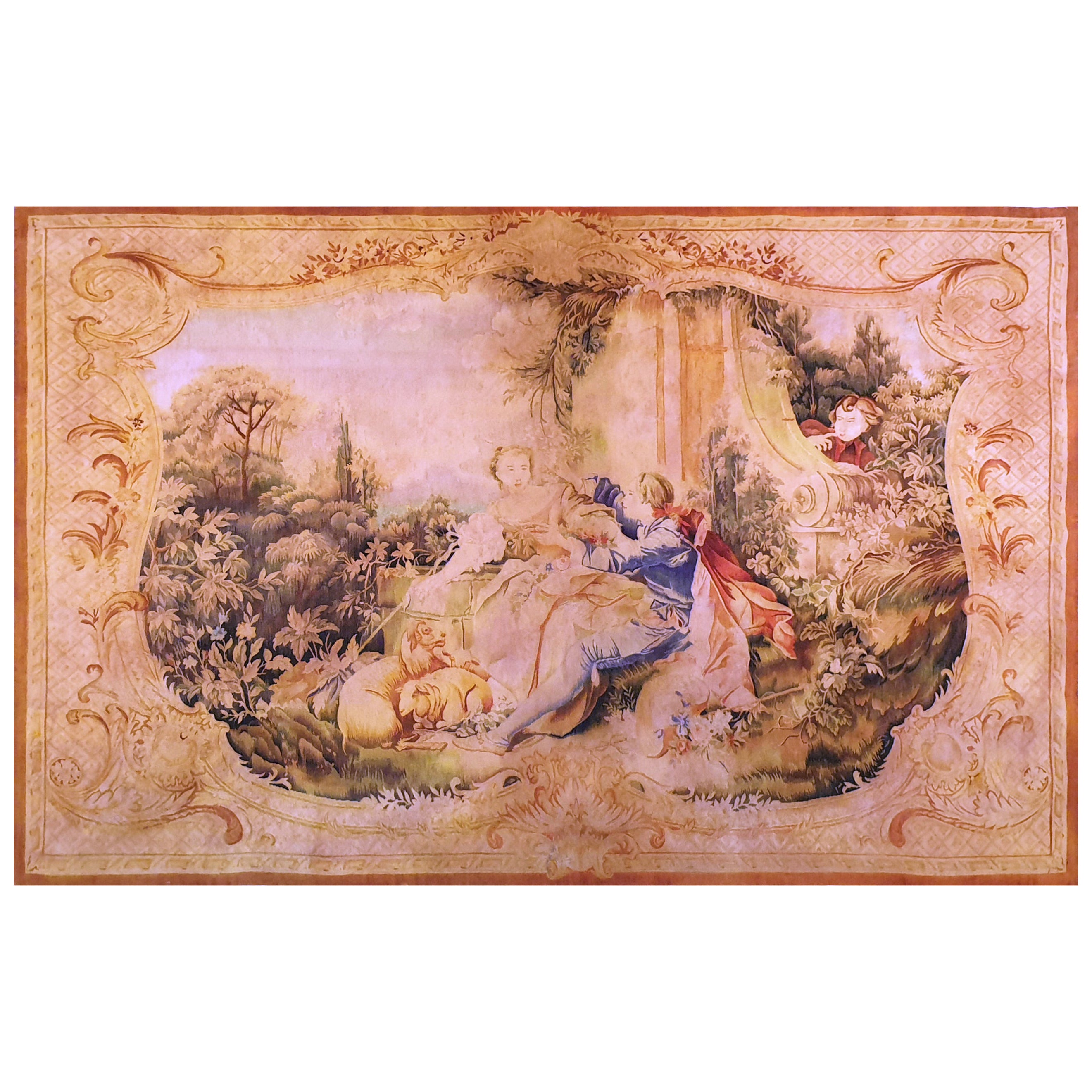 20th century Aubusson tapestry - N° 783 For Sale