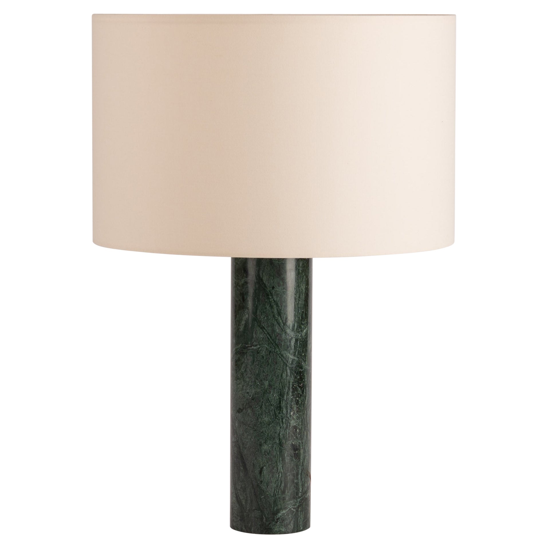 Green Marble Pipo Table Lamp by Simone & Marcel For Sale