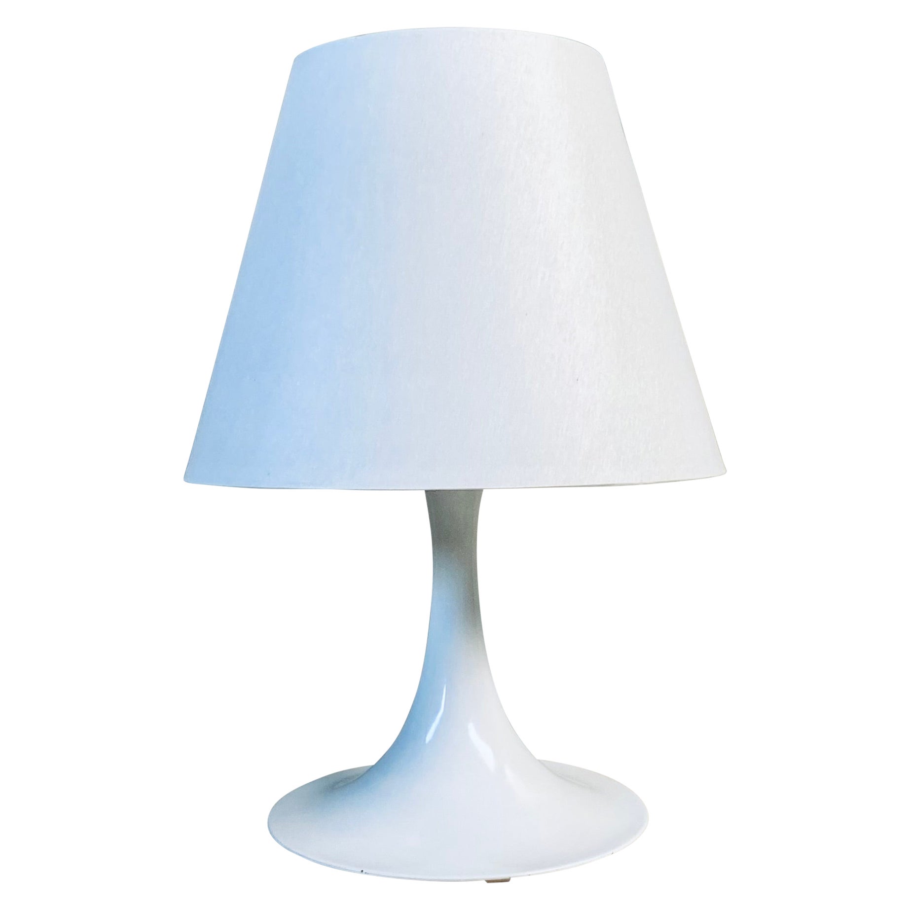 Mid-Century White Tulip RAAK Amsterdam Table Lamp Netherlands 1960 For Sale