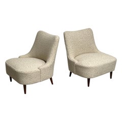 Pair of Dunbar Teardrop Chairs by Edward Wormley