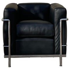 Cassina LC2 Petit Modele Armchair by Le Corbusier, Jeanneret, Perriand