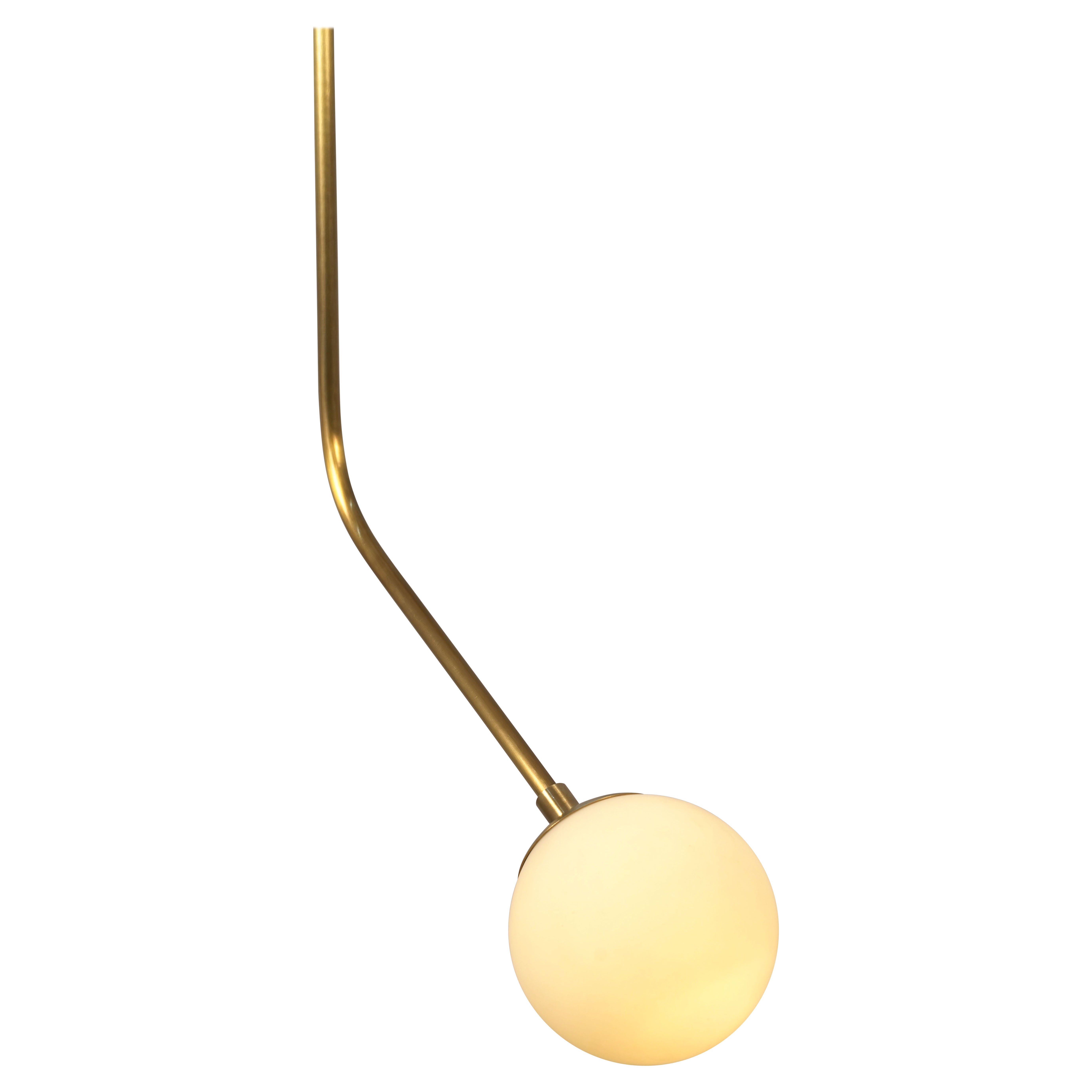 Rhythm 1 Glass Globe Pendant Lamp by Lamp Shaper For Sale