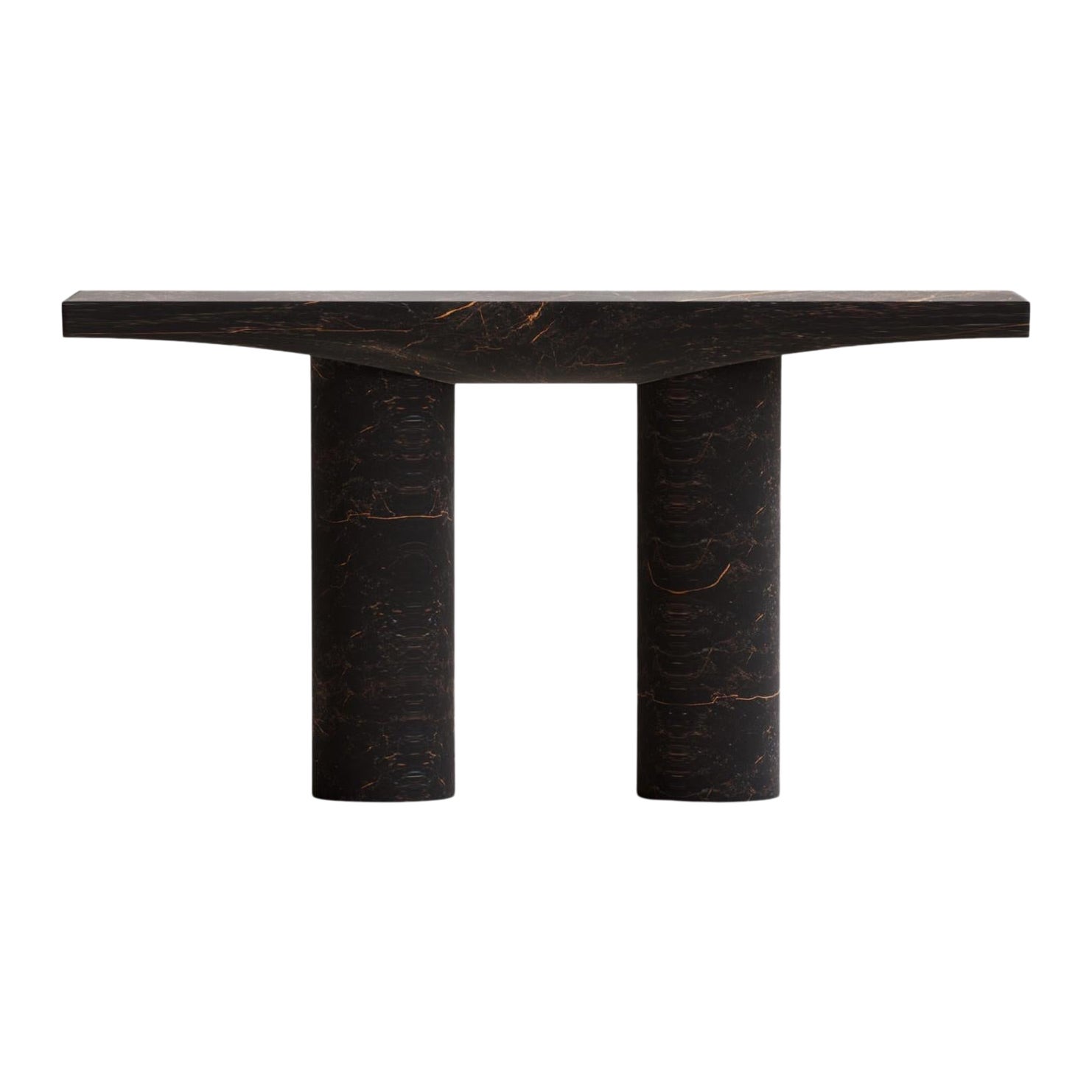 Contemporary Solid Black Port Saint Laurent Abraccio Console 160 by Studio Narra