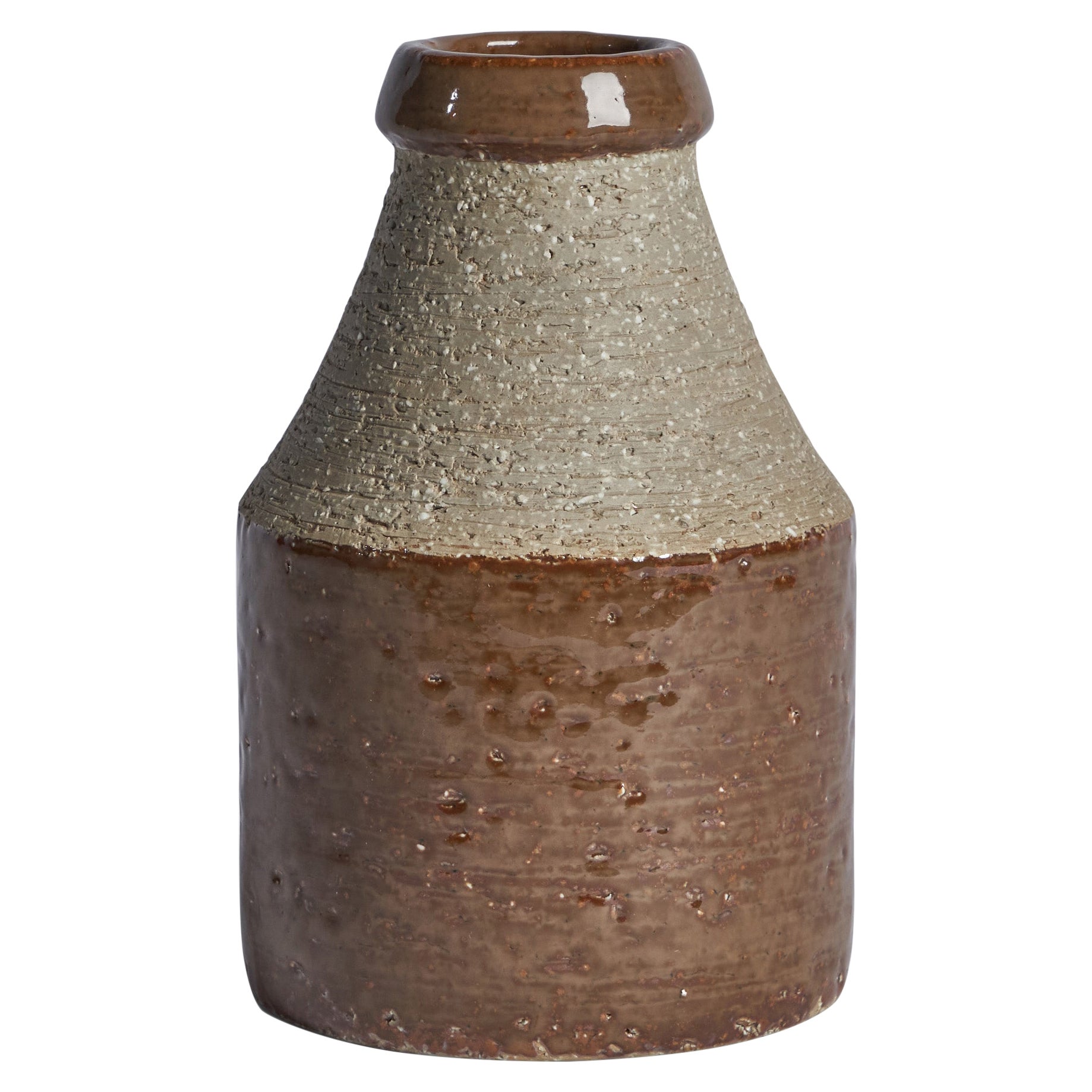 Hertha Bengtson, Vase, Stoneware, Sweden, 1950s For Sale