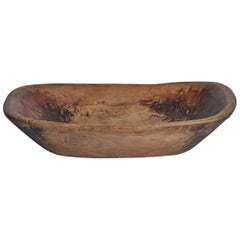 Antique Swedish Craft, Bowl, Wood, Sweden, 19th Century