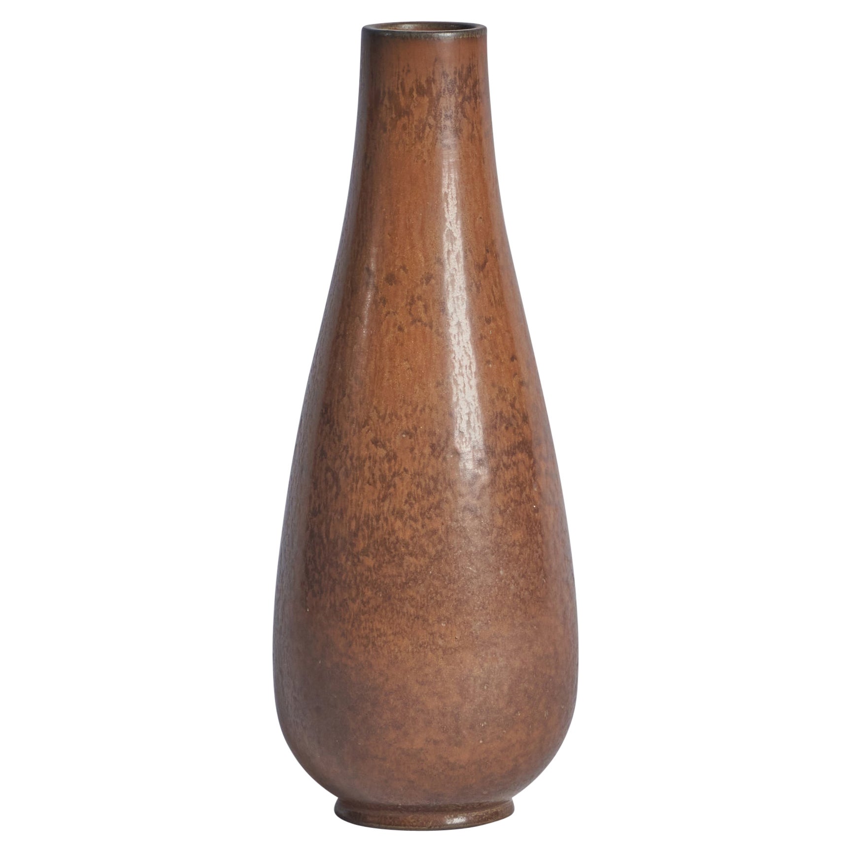 Gunnar Nylund, Vase, Stoneware, Sweden, 1940s For Sale