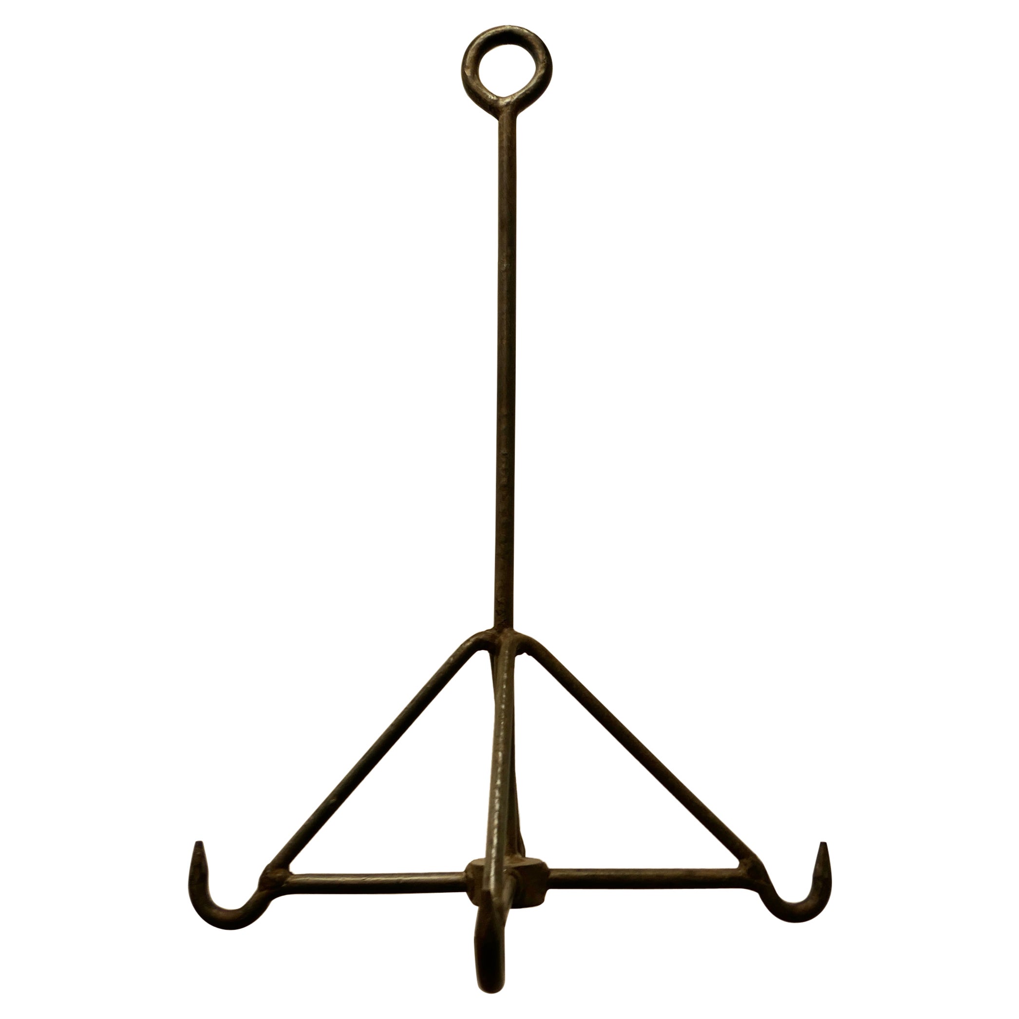  Blacksmith Made Iron Game Hanger, Kitchen Utensil or Pot Hanger  