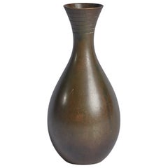 GAB, Vase, Bronze, Sweden, 1930s