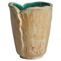 Upsala Ekeby, Vase, Steingut, Schweden, 1930er Jahre