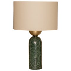 Green Marble Peona Table Lamp by Simone & Marcel