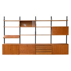 Scandinavian Wall Unit in Teak by Poul Cadovius for Royal System, Denmark, 1960s