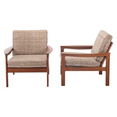 Set of 2 Easy Chairs by Arne Wahl Iversen for Komfort, Denmark, 1960s