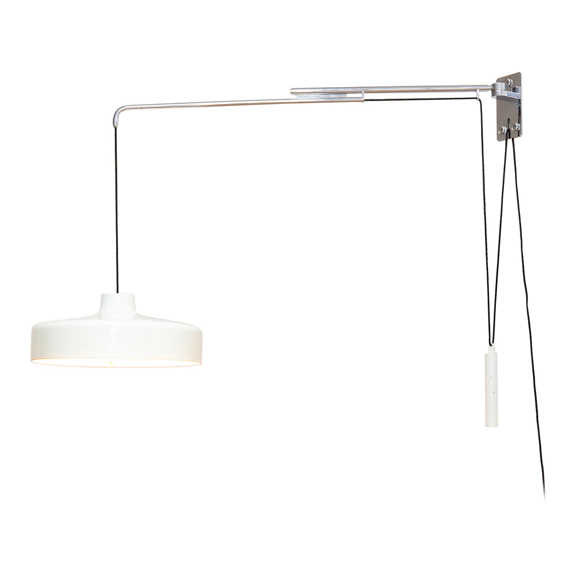 20th Century Gino Sarfatti Adjustable Wall Lamp Mod. 194 for Arteluce, 1950s For Sale