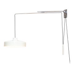 20th Century Gino Sarfatti Adjustable Wall Lamp Mod. 194 for Arteluce, 1950s