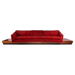Expansive 12-Foot Platform Sofa by Adrian Pearsall for Craft Associates, 1960s