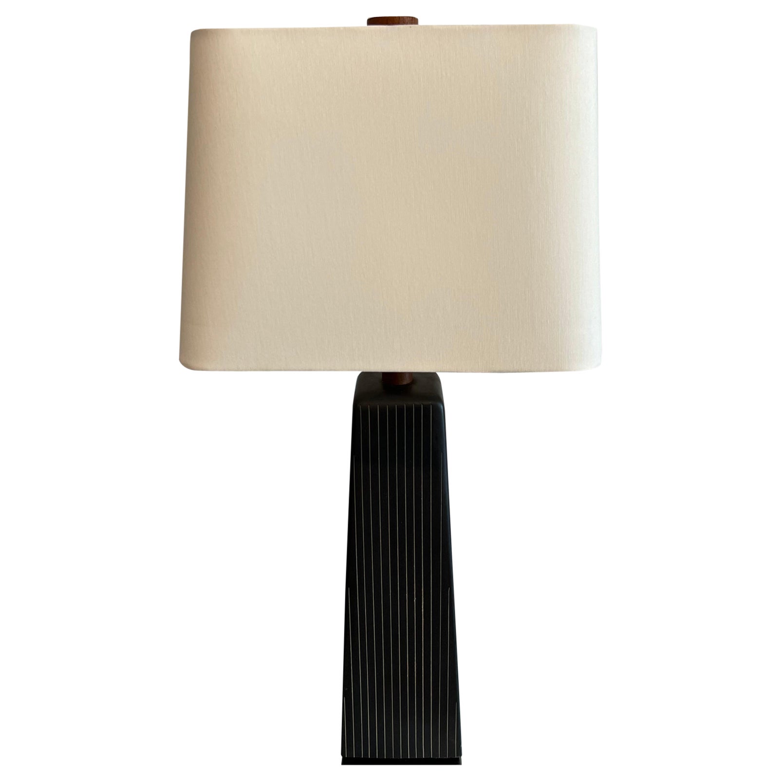 Jane And Gordon Martz Tapered Ceramic Table Lamp For Sale