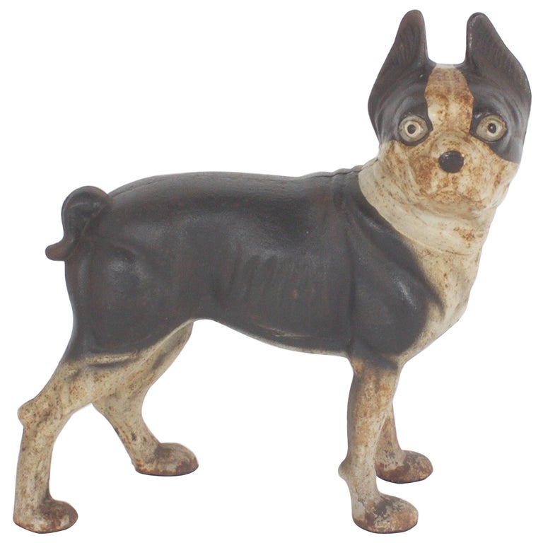Vintage Cast Iron Doorstop Of A Boston Terrier For Sale At 1stdibs Vintage Cast Iron Doorstop of a Boston Terrier For Sale - Vintage Cast Iron Doorstop Of A Boston Terrier For Sale At 1stdibs