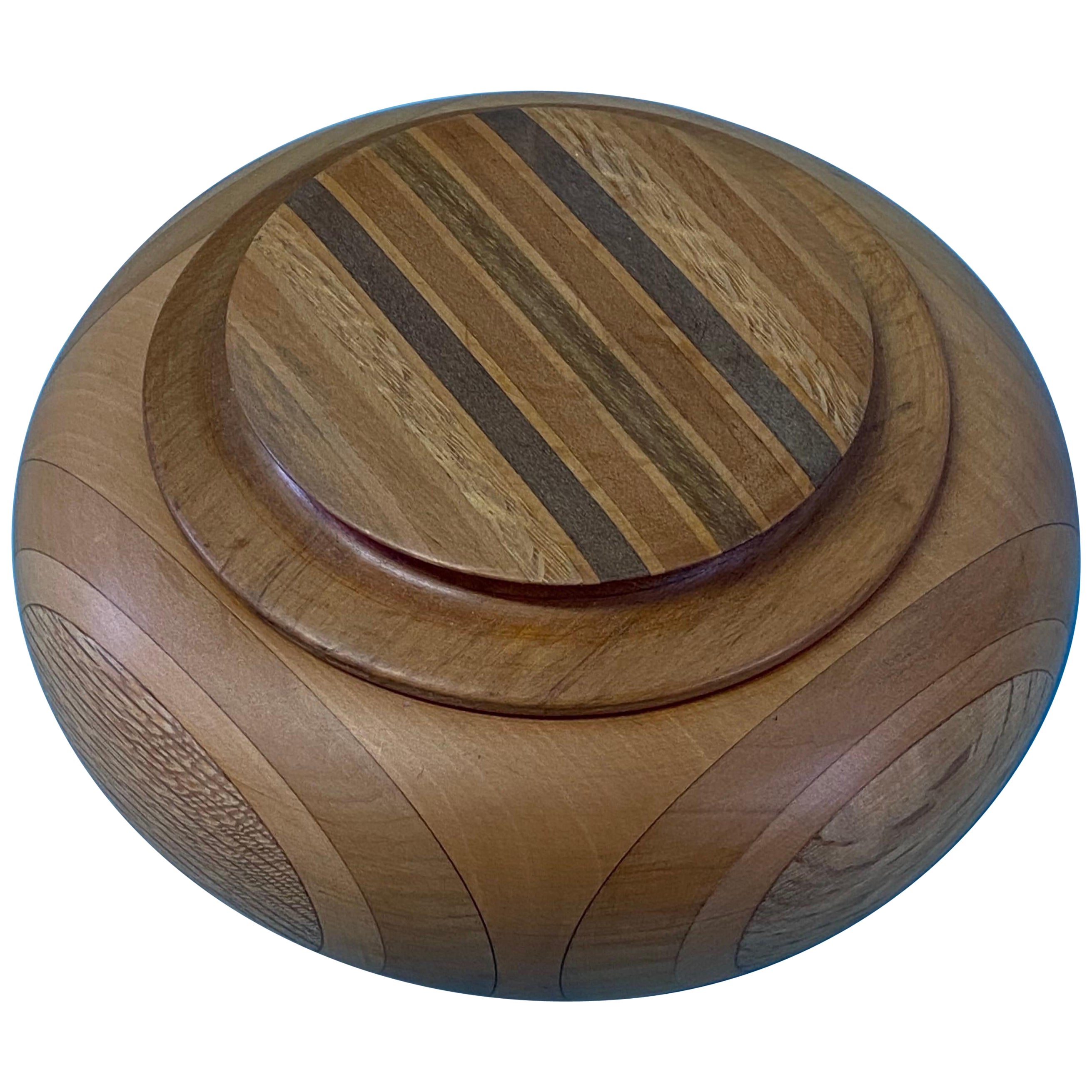 New Zealand ‘Sovereign Woodworkers Ltd’ Specimen Timber Trinket Box 