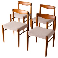 Retro 4x chairs by H.W. Klein for Bramin, 1960s