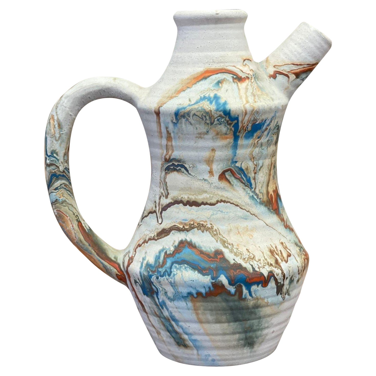 Vintage Nemadji Pottery Vase mcm home décor antique mid century Decorative Vase For Sale
