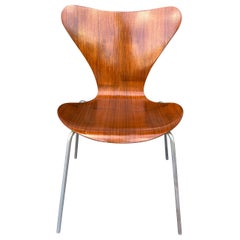 Danish Modern rare Series 7 Chair by Arne Jacobsen 1st Ed. Teak Fritz Hansen