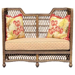 Lane Venture 'Excursions' Rattan and Wicker Settee