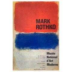 Mark Rothko, 'Musee National D'art Moderne' Original Vintage Exhibition Poster