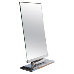 Jacques Adnet table mirror