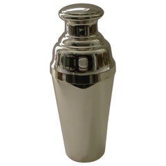 Large French Art Deco Silver Plated Cocktail Shaker c.1930's