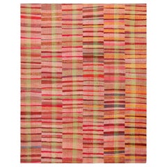 Nazmiyal Collection Modern Rag Rug. 10 ft x 12 ft 9 in