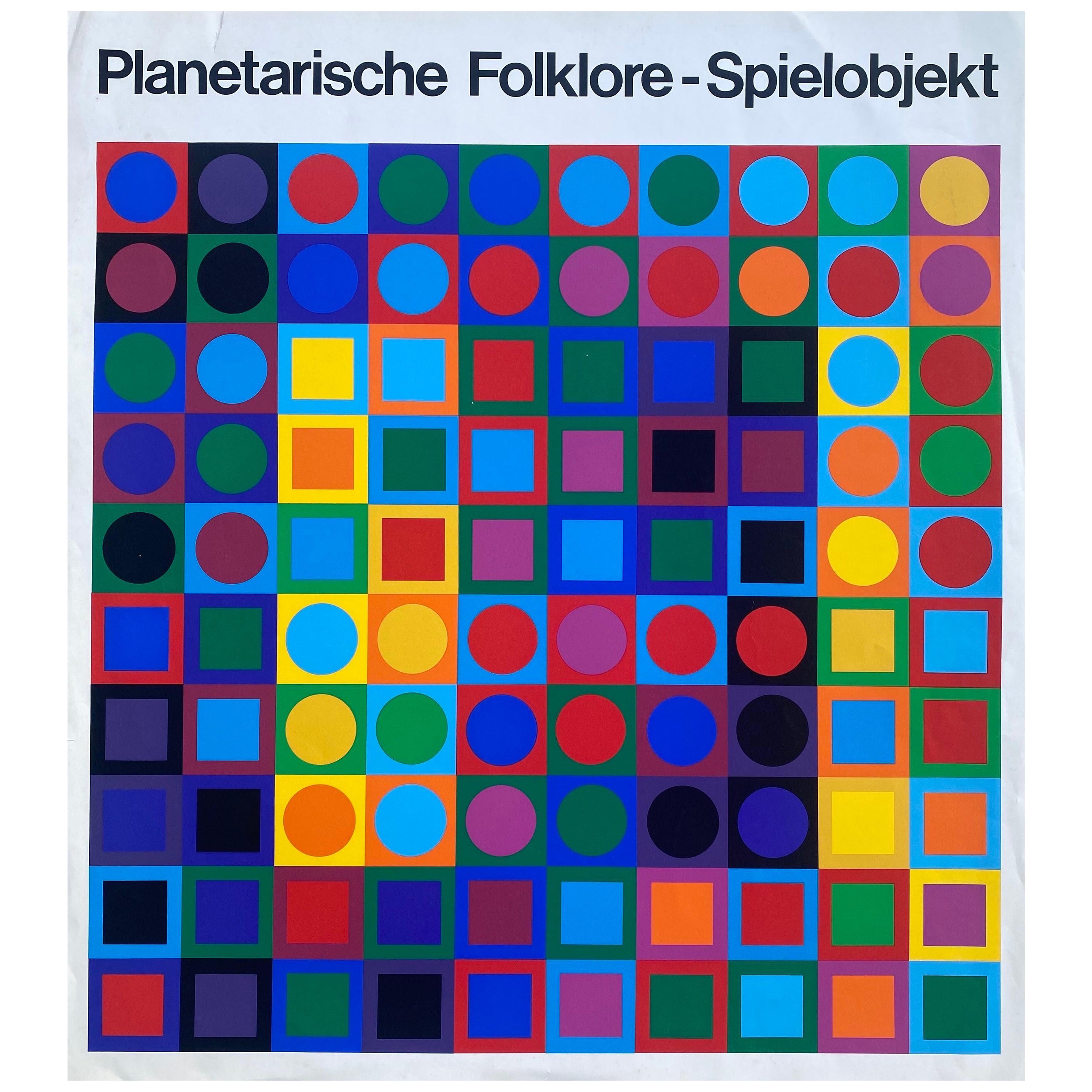 Vers 1969 "Planetarische Folklore - Spielobjekt" d'après Victor Vasarely 