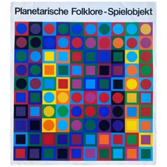 Vintage Circa 1969 "Planetarische Folklore - Spielobjekt" After Victor Vasarely 