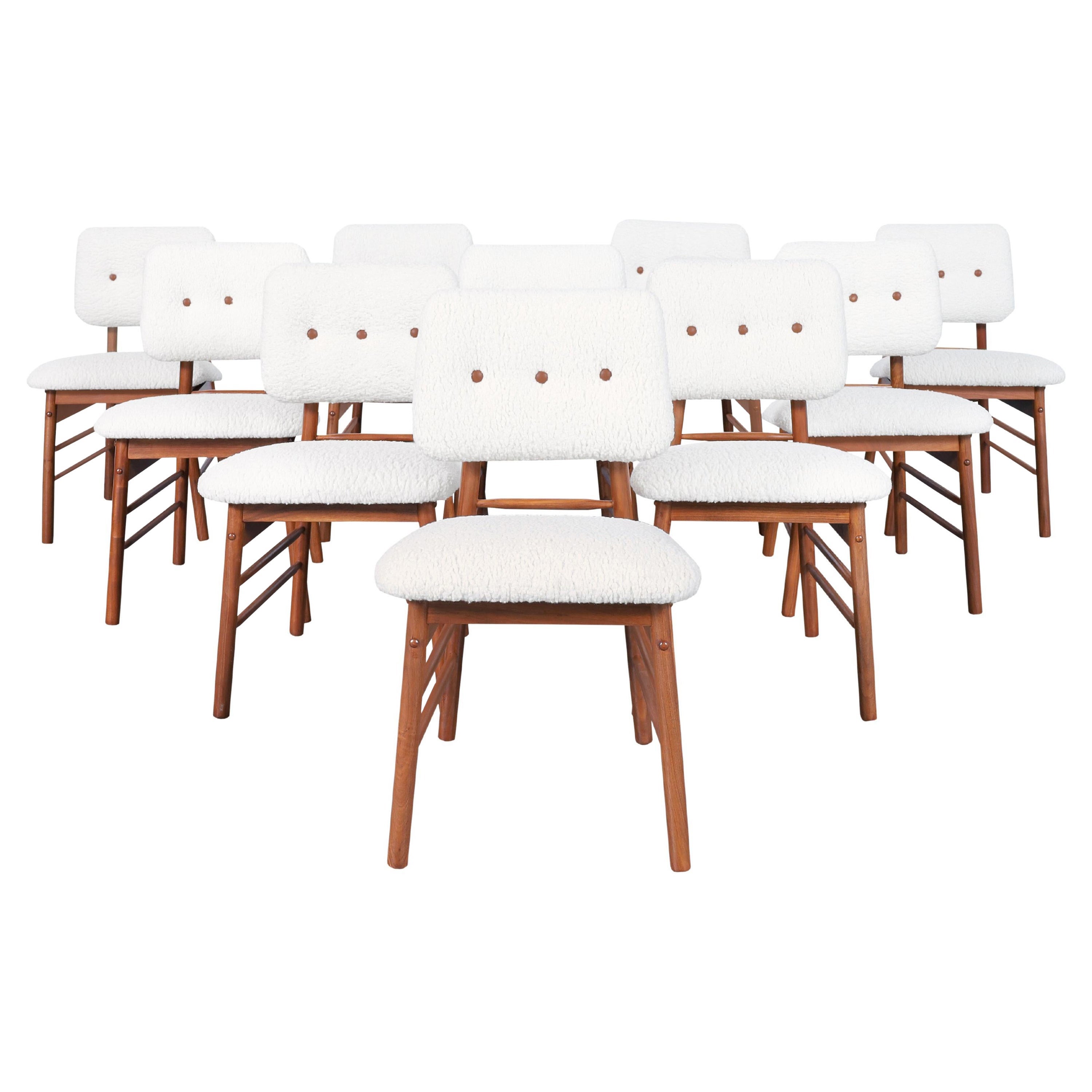 Mid-Century Walnut Dining Chairs by Greta M. Grossman for Glenn of California