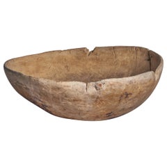 Swedish Craft, Bowl, Wood, Metal, Sweden, 19th Century