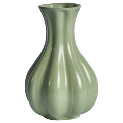 Upsala Ekeby, Vase, Steingut, Schweden, 1930er Jahre