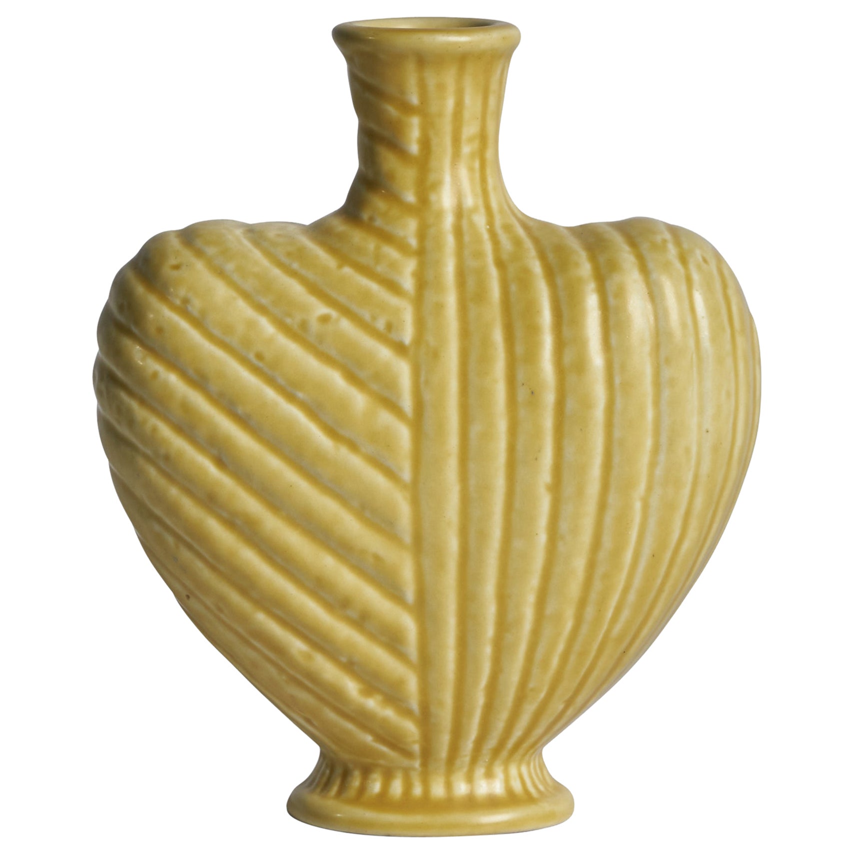 Gunnar Nylund, Vase, Stoneware, Sweden, 1940s For Sale