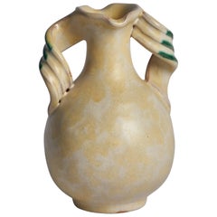 Upsala Ekeby, Vase, Steingut, Schweden, 1930er Jahre