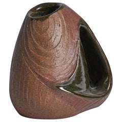 Designer danois, vase, grès, Danemark, années 1970