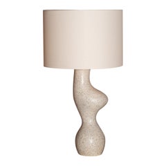 Lámpara de sobremesa Venuso de cerámica reactiva gris de Simone & Marcel