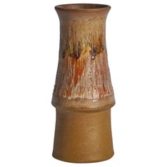 Vintage Tilgmans Keramik, Vase, Stoneware, Sweden, 1950s