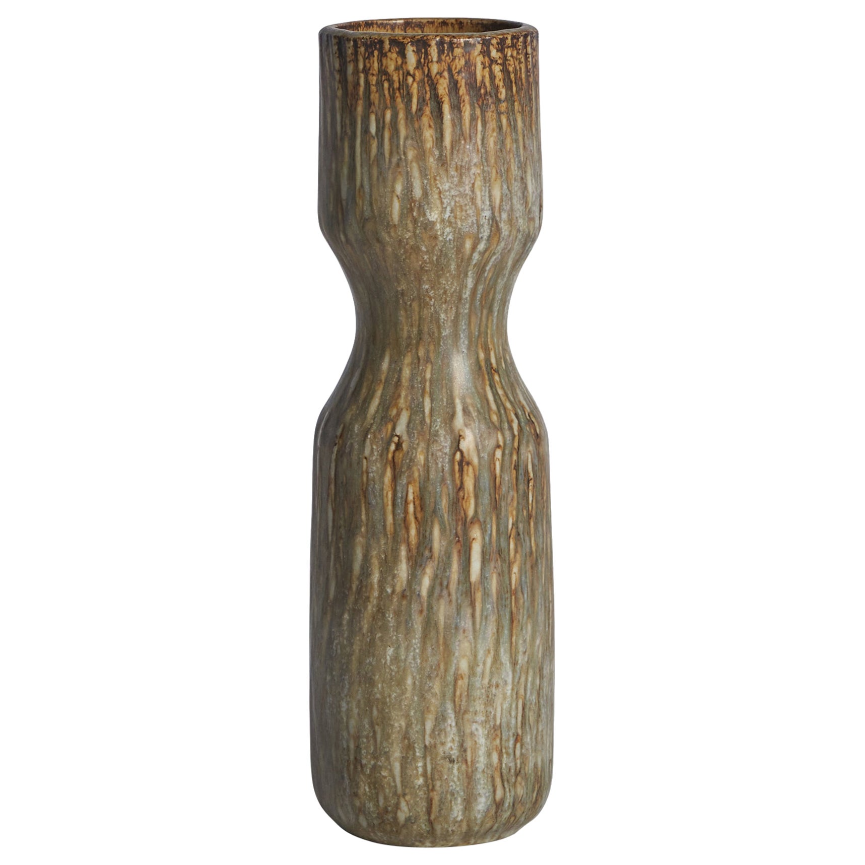 Gunnar Nylund, Vase, Steingut, Schweden, 1940er-Jahre