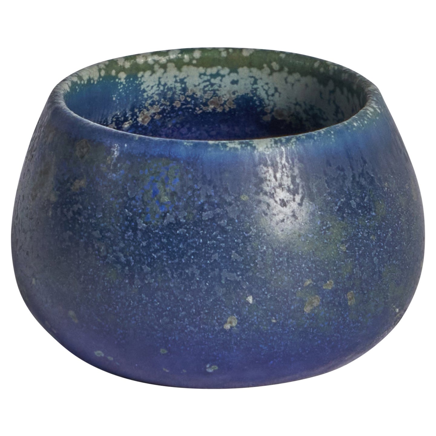 Carl-Harry Stålhane, Miniature Bowl, Stoneware, Sweden, 1950s For Sale