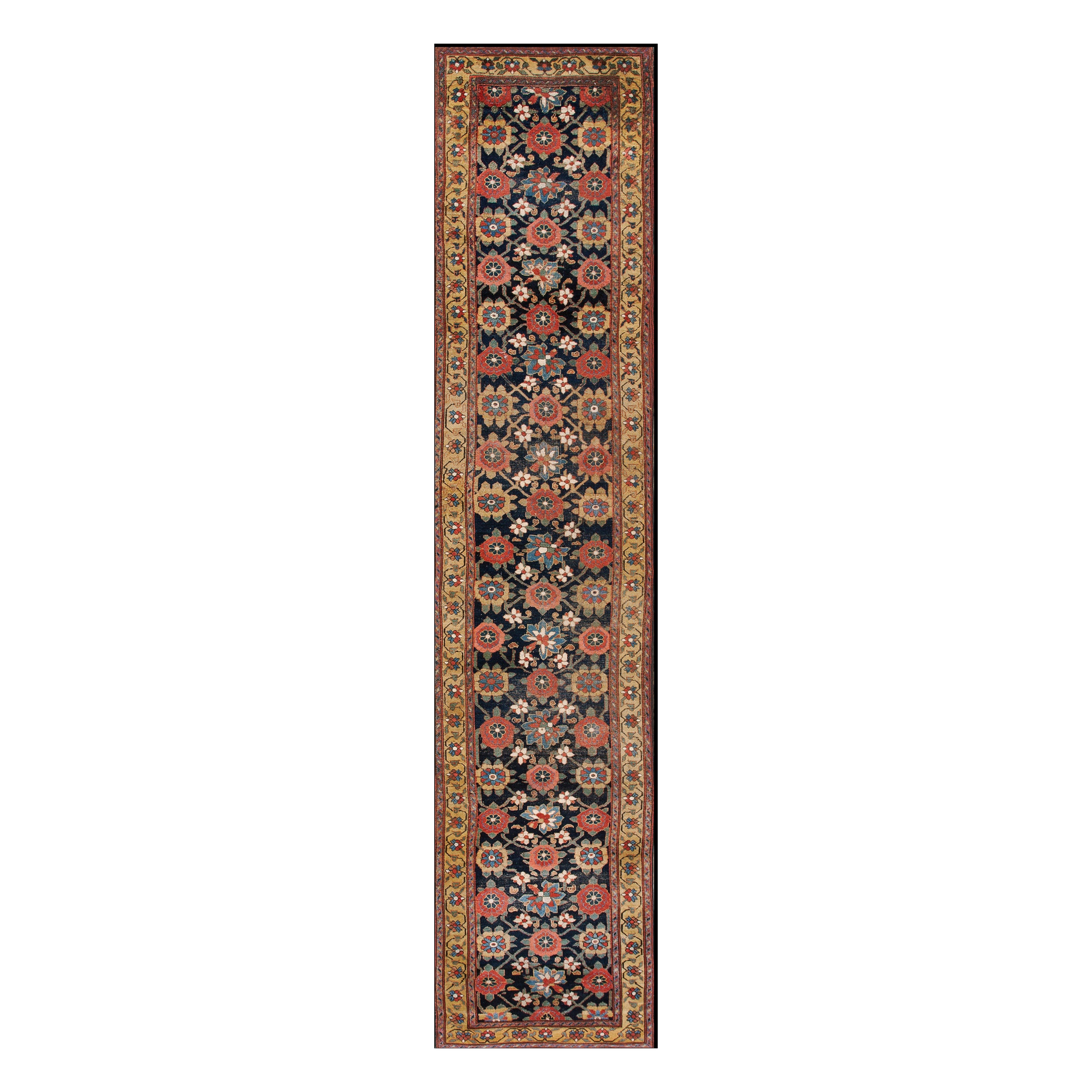 19th Century W. Persian Kurdish Carpet ( 3'4" x 15'9" - 102 x 480 )