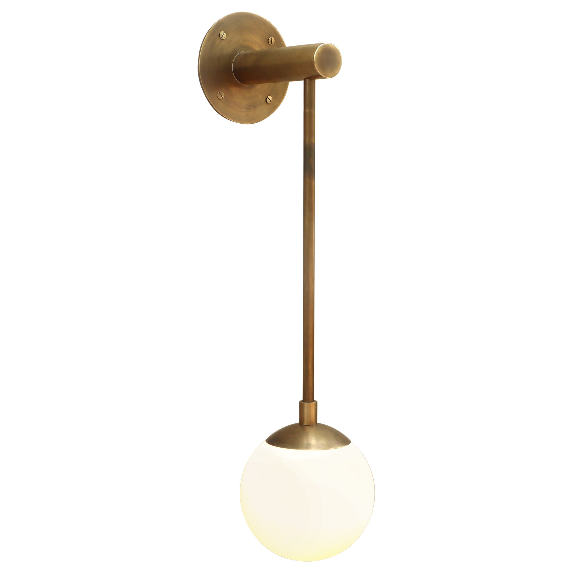 Dot Long Glass Globe Wall Sconce by Lamp Shaper For Sale