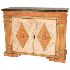 Italian Baroque Style Painted Credenza