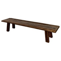 Retro Low profile primitive bench or coffee table