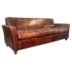 Vintage Dutch Leather Sofa