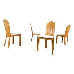 Ensemble de 4 chaises de salle à manger scandinaves par Vamdrup Stolefabrik, années 1960