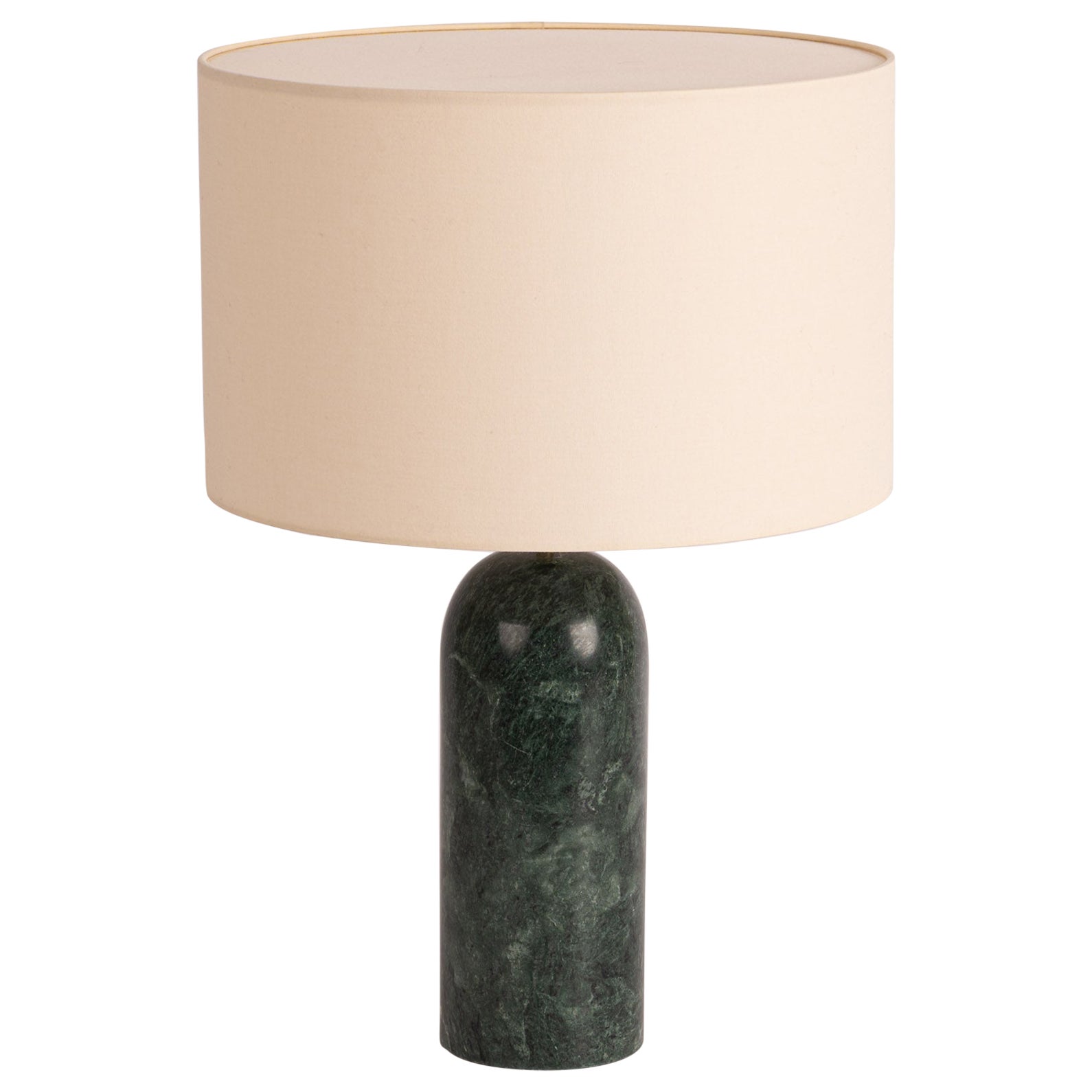 Green Marble Pura Table Lamp by Simone & Marcel For Sale